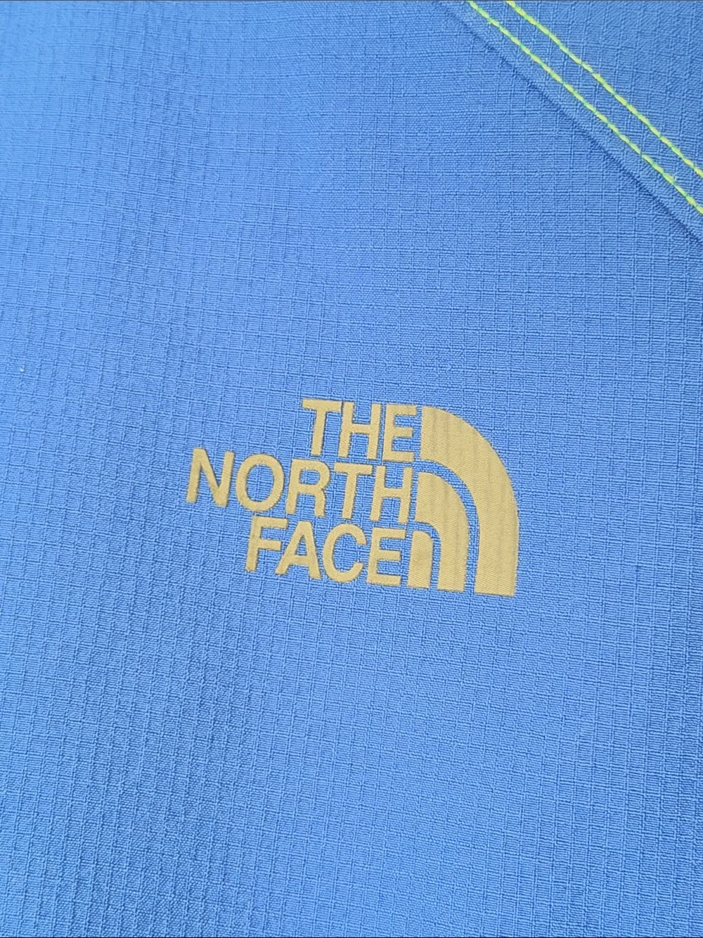 The North Face Royal Blue and Gray Full‑Zip Hooded Jacket